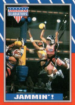 1991 Topps American Gladiators #46 Jammin'! Front